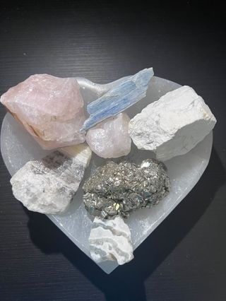 Raw crystals