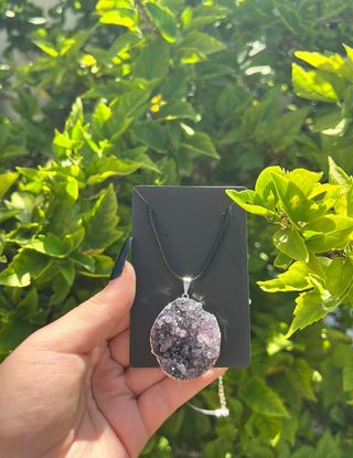 Amethyst Cluster Necklace