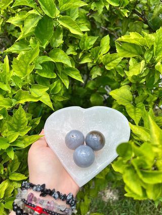 Blue Agate Spheres