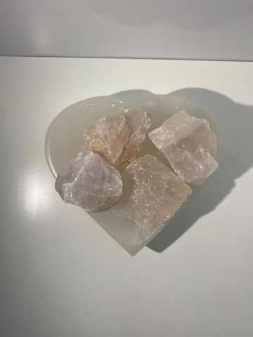 Large Raw Rose Quartz