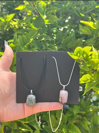 Mystery Crystal Single Pendant Charm Necklace